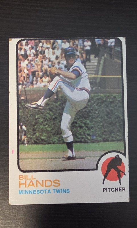 1973 Topps - High Number Bill Hands #555