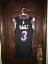 NWT* Mens Sz 44 DWYANE WADE Heat City Vice NBA Basketball Jersey ~ STITCHED