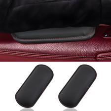 2 Pack Car Knee Cushion Soft Leather Car Door Armrest Pad for Knee Leg Elbow