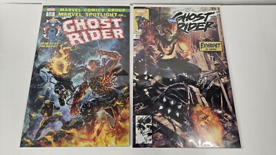 GHOST RIDER #7 TURINI & QUAH Trade Dress Variant Set Of 2 1st App EXHAUST