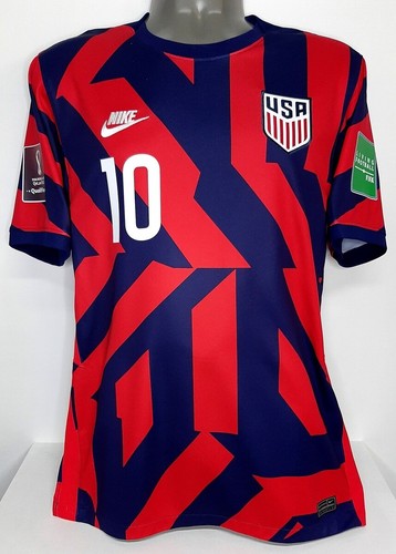 NIKE USA US SOCCER PULISIC WC2022 M QUALIFIERS ORIGINAL SOCCER TRIKOT SHIRT