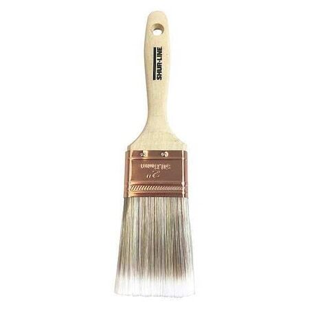 Shur-Line 70001Fv20 2" Flat Sash Paint Brush, Nylon/Polyester Bristle, Wood