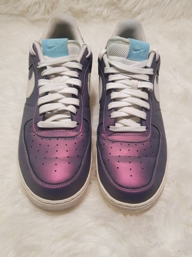 Nike Air Force 1 '07 LV8 Low Iced Lila Summit Größe 12 Turnschuhe GUTER ZUSTAND - Bild 5 von 9