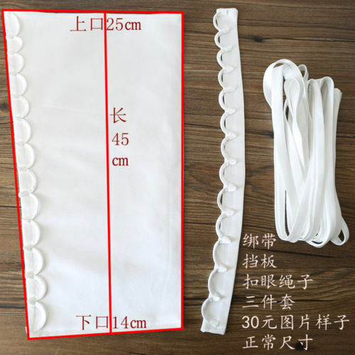 UK 3pcs Set Satin Corset Kit Zipper Replacement Wedding Gown Colors Back Lace Up - Picture 13 of 26
