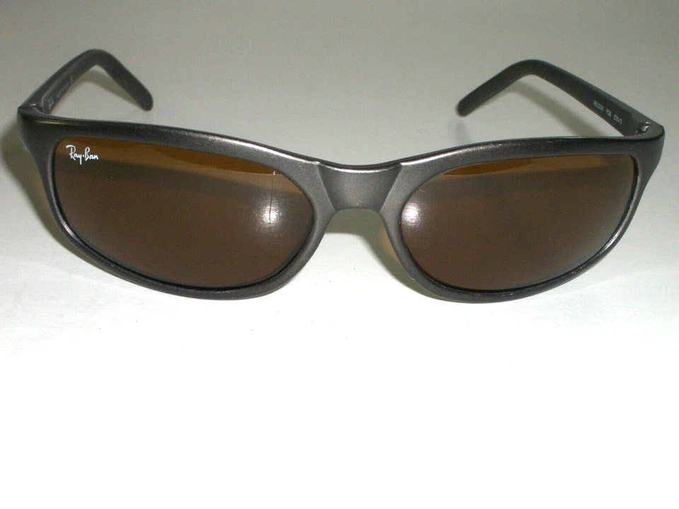 GAFAS DE SOL RAY BAN ITALY RB2030 PS8 GRIS MATE B15 UV ELEGANTES SERIE PREDATOR CATS Foto 2 de 4