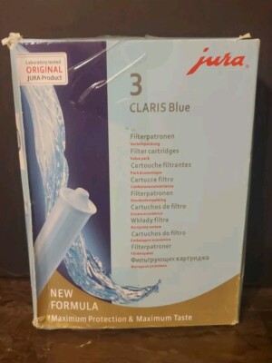 Jura Claris Blue Water Filter 3 Pack BRAND NEW 