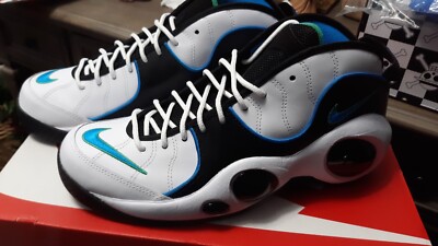 Size 10.5 Nike Zoom Flight 95 White Photo Blue Black Roma Green
