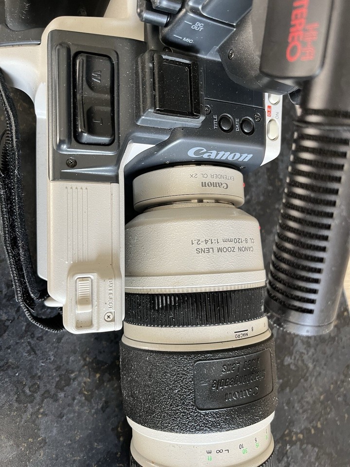 Canon Canovision EX1 Hi8 Camcorder Video Camera with CL 8120mm Zoom