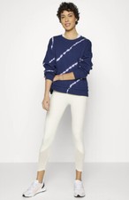 Athleta Sundown Sweatshirt Long Sleeve Size Womens XS Athleisure Blue Tie Dye