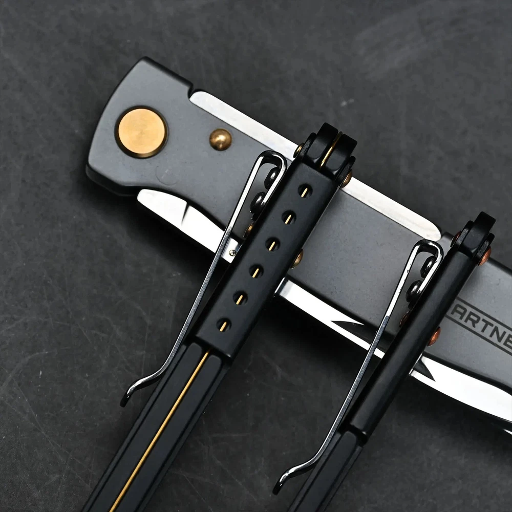 Multi-tool Folding Knife with Scissors for Hunting Camping Survival Tactical 12C27 Steel