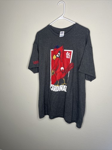 St. Louis Cardinals MLB  Gray Adult TShirt Size XL Bird Pitcher Logo - Bild 5 von 5