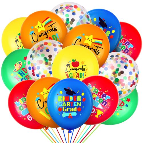 Lenwen 60 Pcs 12 Inch Kindergarten Preschool Graduation Party Balloons 2025 L...