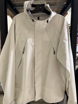 SUPREME Apex Taped Seam Jacket White Sz M Medium Triple Layer