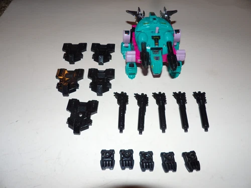 TRANSFORMERS G1 SNAPTRAP PIRANACON AND SEACONS STANDS SET LOT ORIGINAL