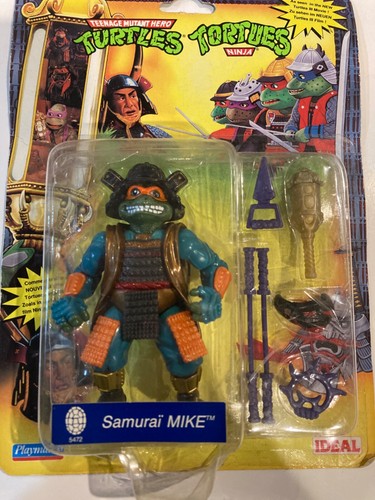 Neu versiegelt NOS Playmates TMNT Movie III Samurai Mike 5472 ideal ausländisch - Bild 7 von 8