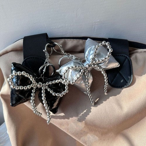 Sweet Beaded Pendant Keychain INS Korean Hanging Chain Decoration Gifts
