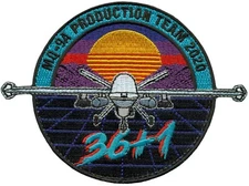 USAF GENERAL ATOMICS MQ-9A REAPER PRODUCTION TEAM 2020 PATCH