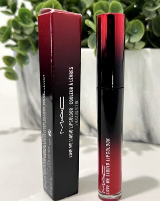 MAC Love Me Liquid Lipcolour - 495 Adore Me - 0.1oz/3.1ml Authentic