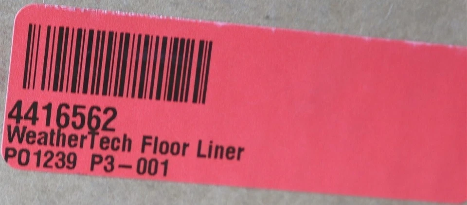 全新 All Weather 2nd Row 地板衬里 黑色 4416562 适用于现代圣达菲 2021 - 2023 — 第 2/4 张图片