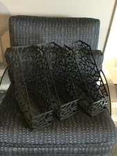New Magazine racks The Container Store black modern design set of 3  *