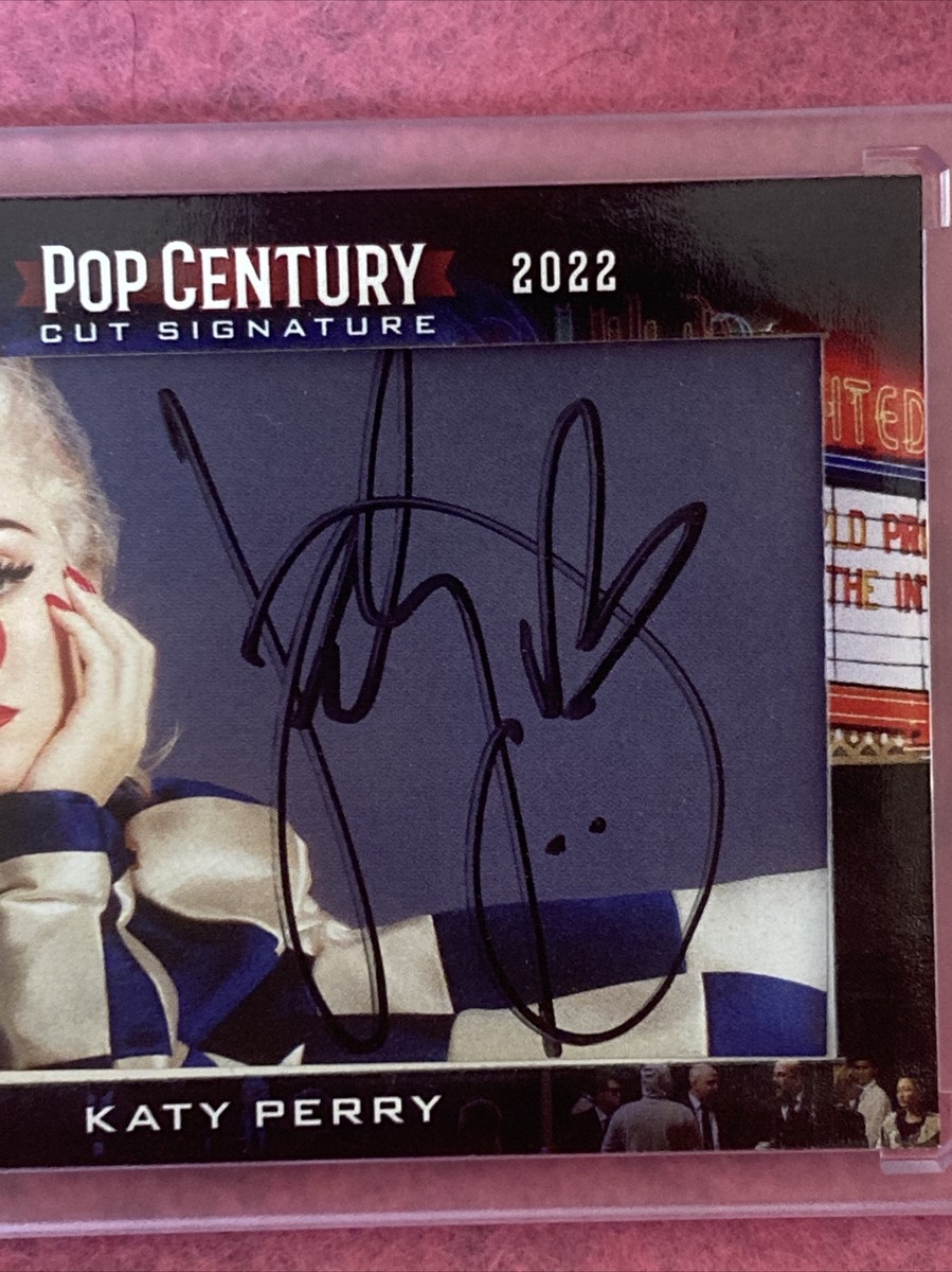 KATY PERRY ケイティペリー　直筆サインカード KATY PERRY 2022 LEAF POP CENTURY CUT SIGNATURE AUTO AUTOGRAPH | eBay
