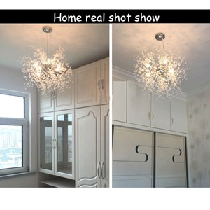 Modern Dandelion Led Chandelier Firework Pendant Lamp Ceiling