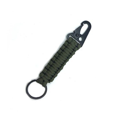 4 piezas Llavero Paracord Cordón Llavero Cable con Mosquetón Exterior Campamento Supervivencia - Imagen 10 de 13