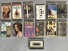 Lot Of 13 Vintage Cassette Tapes Pop Country Book Movie Mix