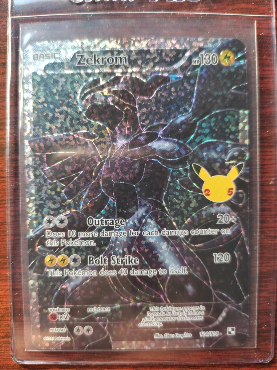 M Zekrom Ex Pokemon Card 