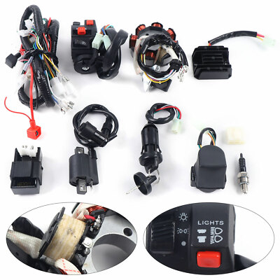 Electrics Stator Coil CDI Wiring Harness Kit Complete for 150-250 300CC ATV QUAD