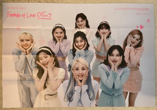 Kpop Twice Formula of Love Folded Poster | eBay