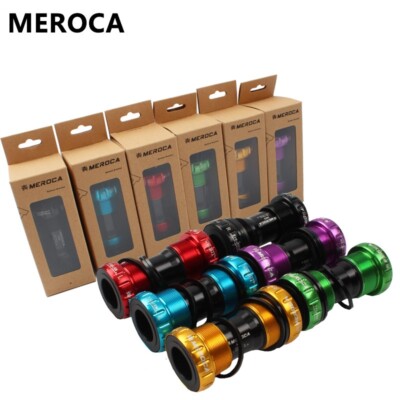 Meroca Hollowtech Gewindebodenhalterung MTB Rennrad Kurbel BB Lager 68/73 mm