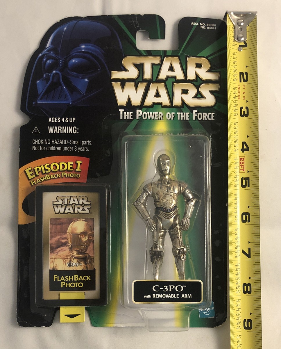 STAR WARS Flashback Photo C-3PO with REMOVABLE ARM 3.75