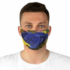 Blue Rose Face Mask