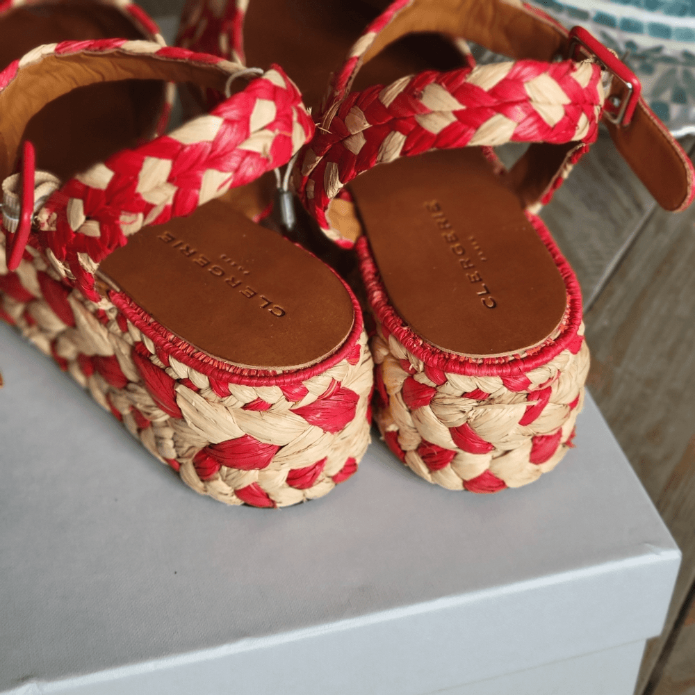 New Robert Clergerie platform straw sandals Shoes 39.5 | eBay Robert Clergerie platform straw sandals Shoes Size 39.5 main image 0