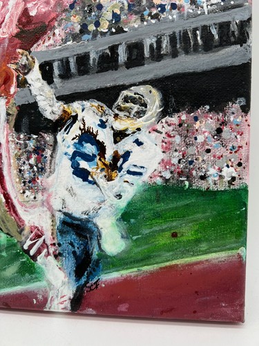 THE CATCH Joe Montana to Dwight Clark SF 49ers Dallas Cowboys Original Gemälde - Bild 5 von 7