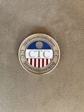 CIA DCI CTC Counterterrorist 1999-2000 Millennium Threat 3" Medallion Coin RARE