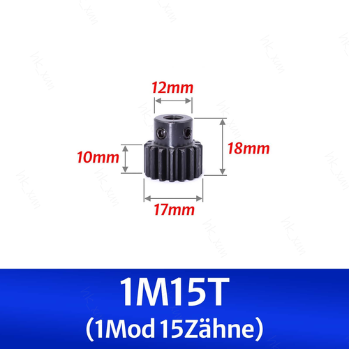 1Mod 12T-120T Transmission Spur Gear Bore 5-16mm Tooth Pitch 3.14mm Motor Pinion - Picture 12 of 44