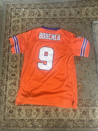 Bobby Boucher #9 The Waterboy Football Jersey Adam Sandler Orange Black - Picture 2 of 5