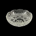 Vintage Waterford Scalloped Crystal Bowl Lismore Signed Pedestal 10" Rare Leaded