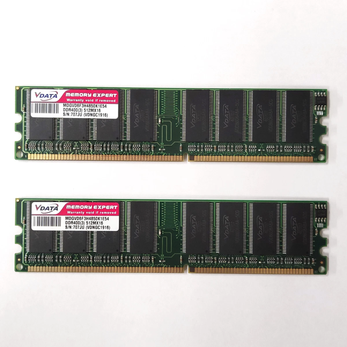 5 Pack Memoria Ram Ddr 512mb 266mhz Pc-2100 184pin | Cuotas sin interés