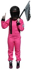 PINK KIDS FIRE SUIT SFI 3.2A/1 RACE SUIT SFI 3-2A/1 ONE PIECE SUIT KIDS 14/16