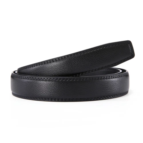 Men's Leather Ratchet Belt Strap Only 30mm Replacement Belt without Buckle - Picture 14 of 36