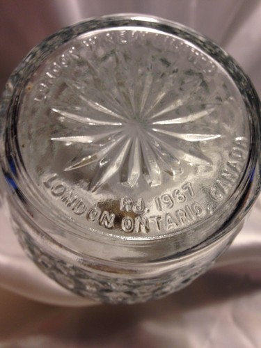 Vintage 1967 Decanter London Winery Limited London Ontario Glasflasche mit Deckel - Bild 6 von 7