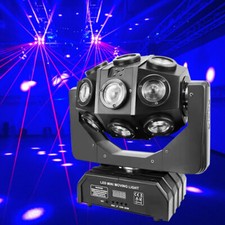 4In1 LED RGBW Stage Lighting Moving Head Light Beam DMX512 Xmas Party Disco DJ