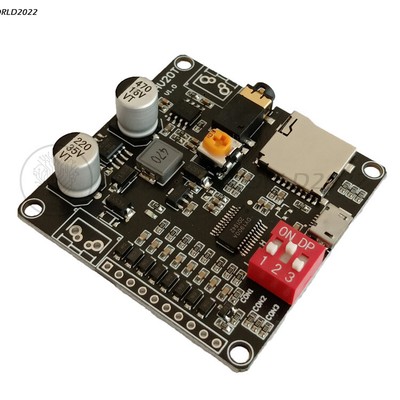 12V/24V Power Supply 10W/20W Voice Playback Module Supporting Micro SD Card