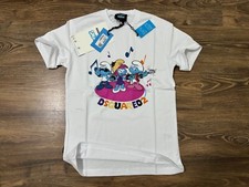 🎶 DSQ2 x The Smurfs T-Shirt – White Size M Slim Fit 🎶