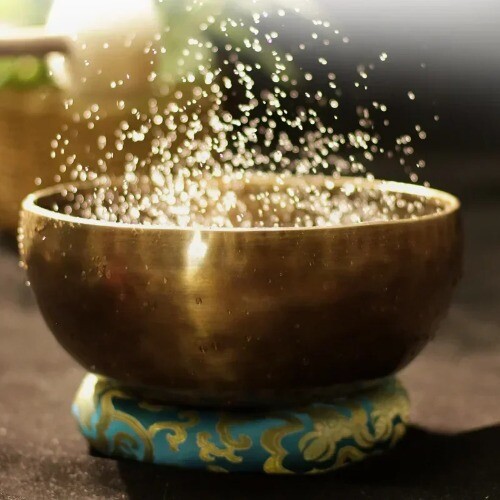 Tibetan Singing Malang Bowl Set Vintage Brass Bowl Sound HealingCopper Bonsai - Bild 1 von 23