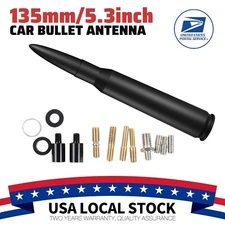 Bullet Style 5.3" Black Antenna Mast + Screws for 2004-2012 Chevrolet Colorado