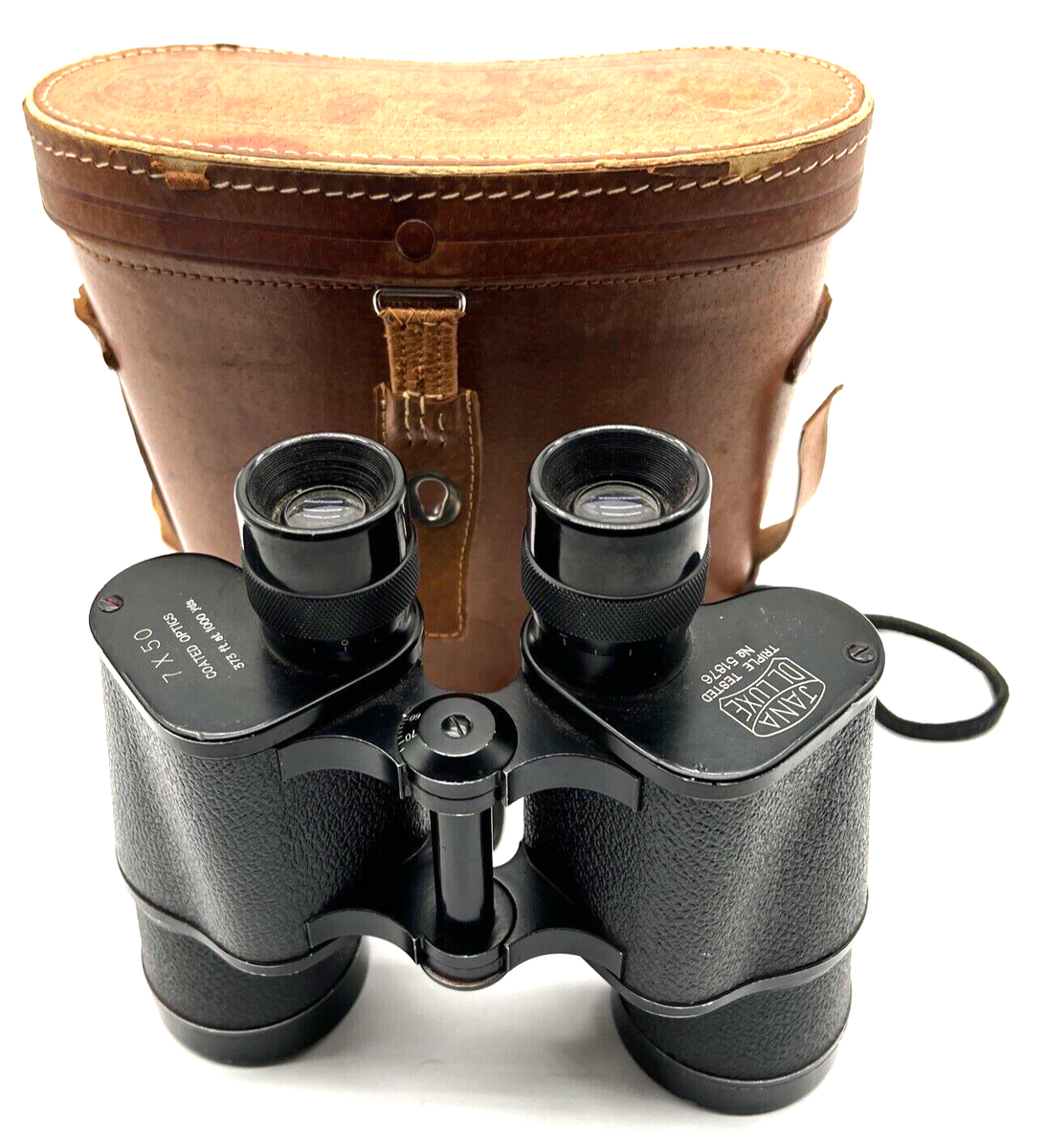 VTG Jana Deluxe 7 X 50 Binoculars Case Tested Case is Damaged READ
